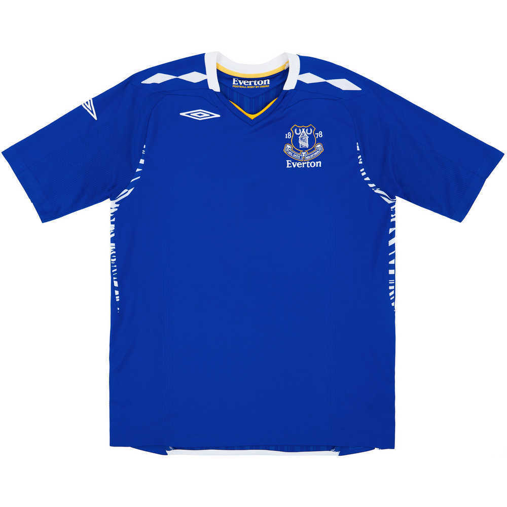 2007-08 Everton Home Shirt (Excellent) L