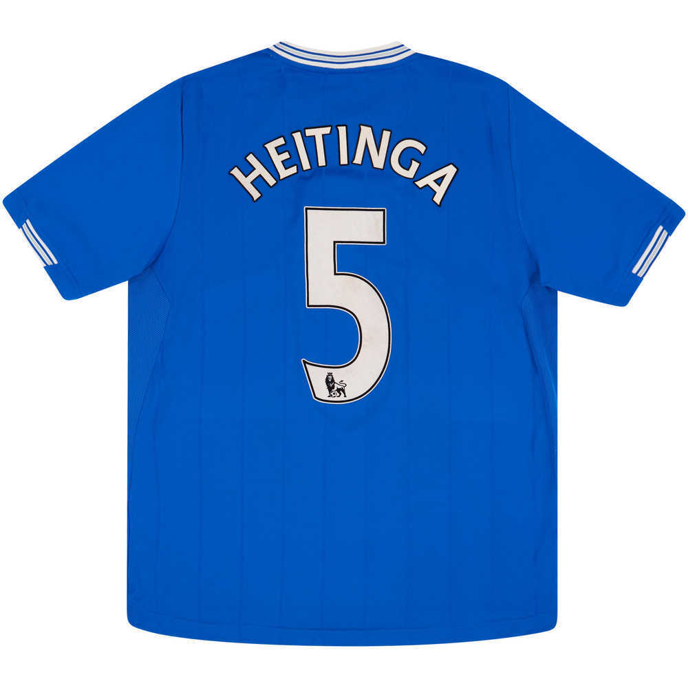 2009-10 Everton Home Shirt Heitinga #5 (Very Good) L