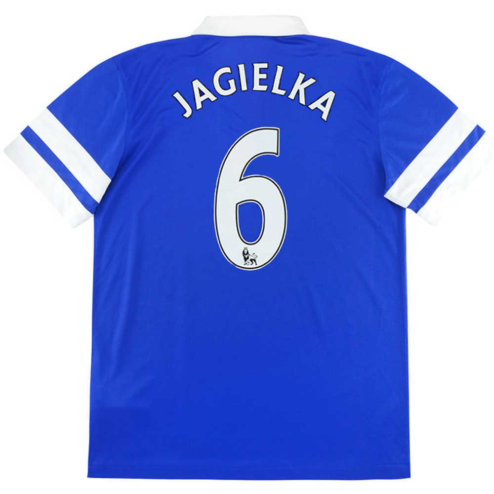 2013-14 Everton Home Shirt Jagielka #6 (Excellent) M