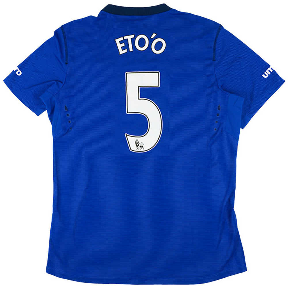 2014-15 Everton Home Shirt Eto'o #5 (Excellent) S