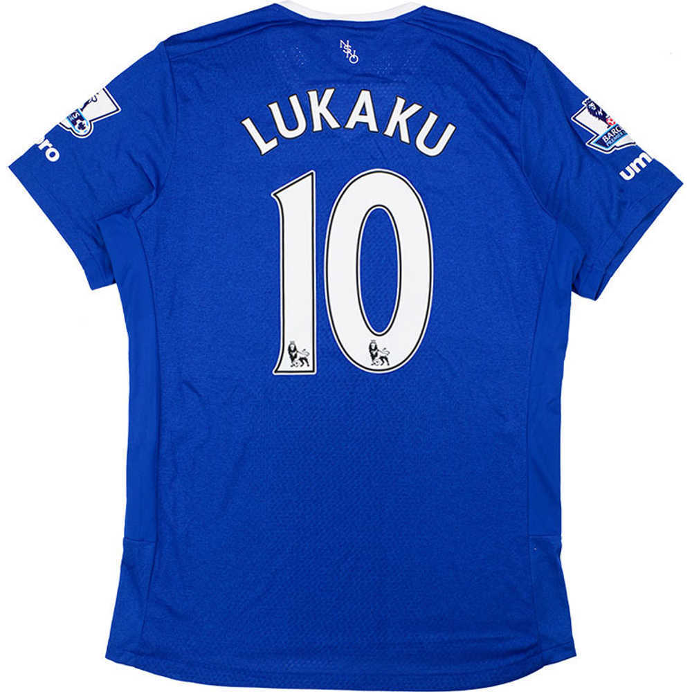 2015-16 Everton Home Shirt Lukaku #10 (Very Good) S