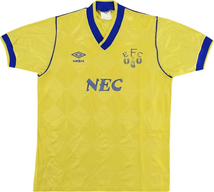 1986-88 Everton Away Shirt