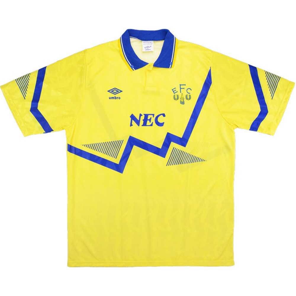 1990-92 Everton Away Shirt (Very Good) S