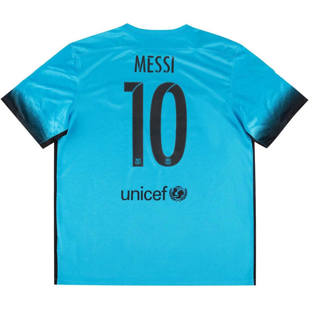 2015-16 Barcelona Third Shirt Messi #10 *w/Tags* XL