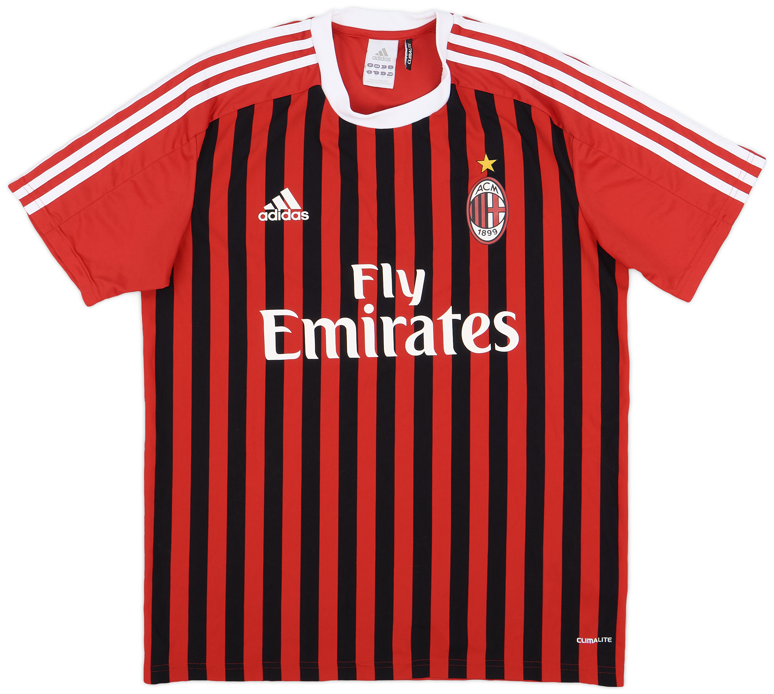 2011-12 AC Milan Basic Home Shirt - 10/10 - ()