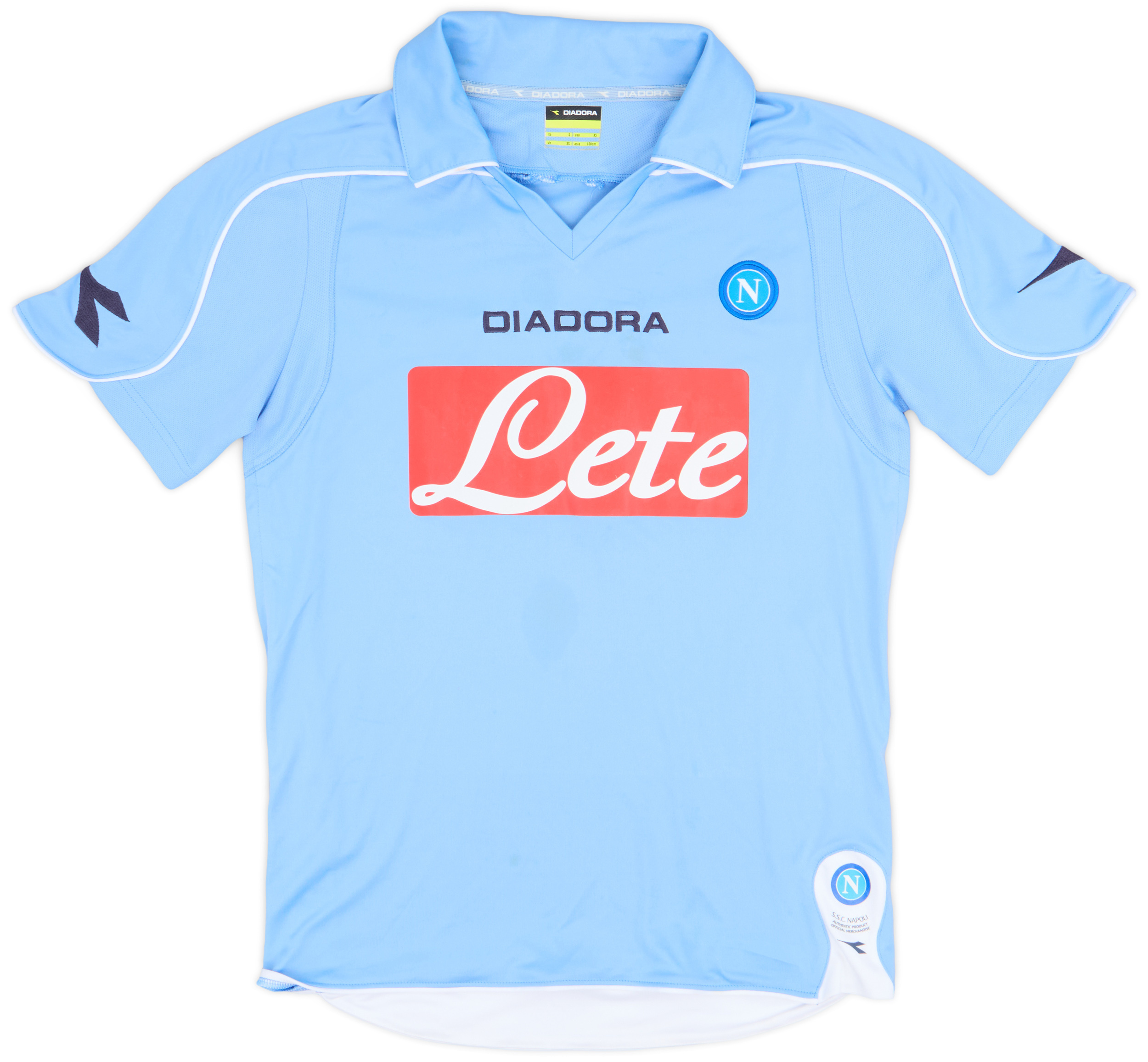 2007-08 Napoli Home Shirt - 8/10 - ()