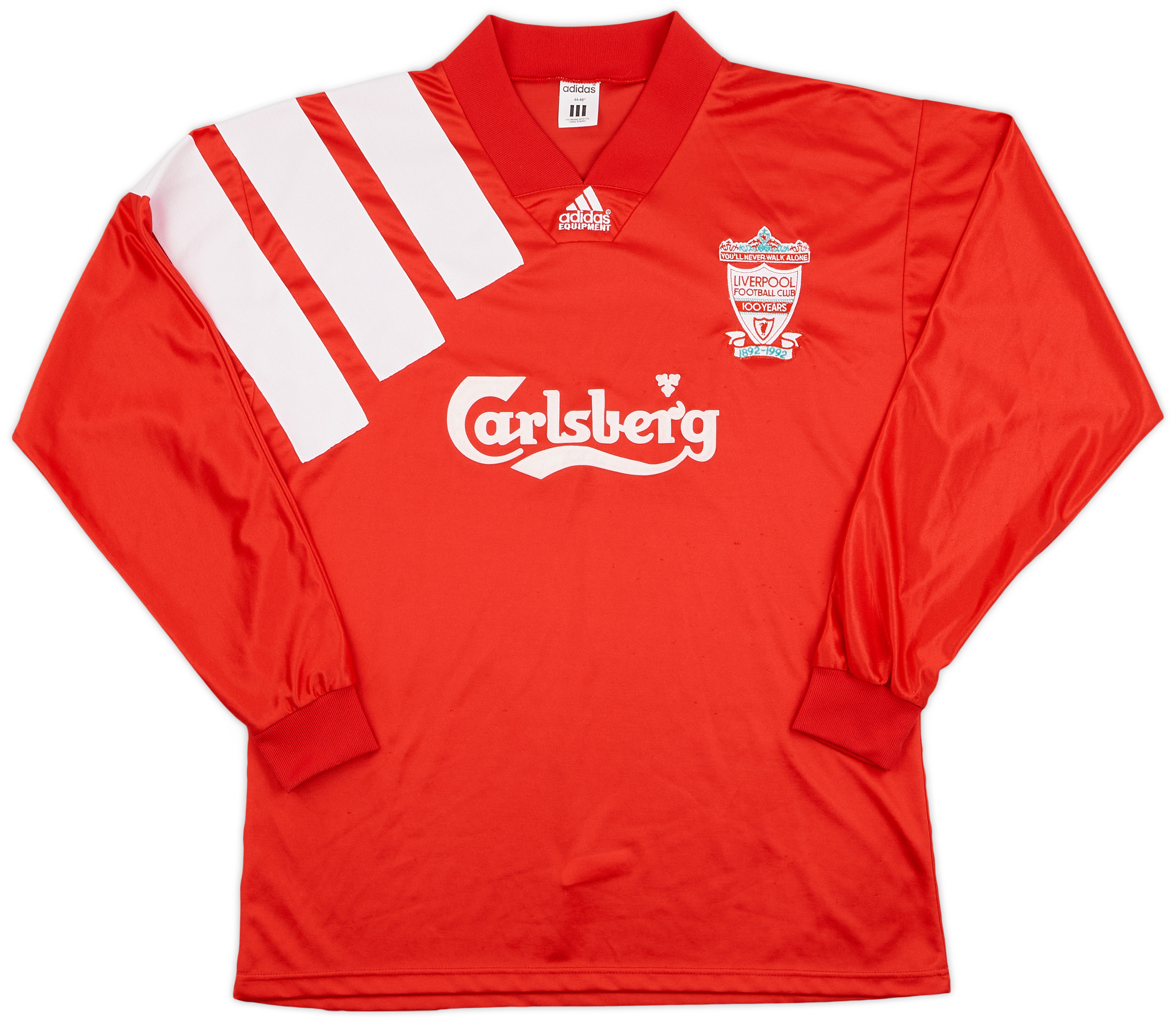 1992-93 Liverpool Player Issue Centenary Home Shirt - 9/10 - (/)