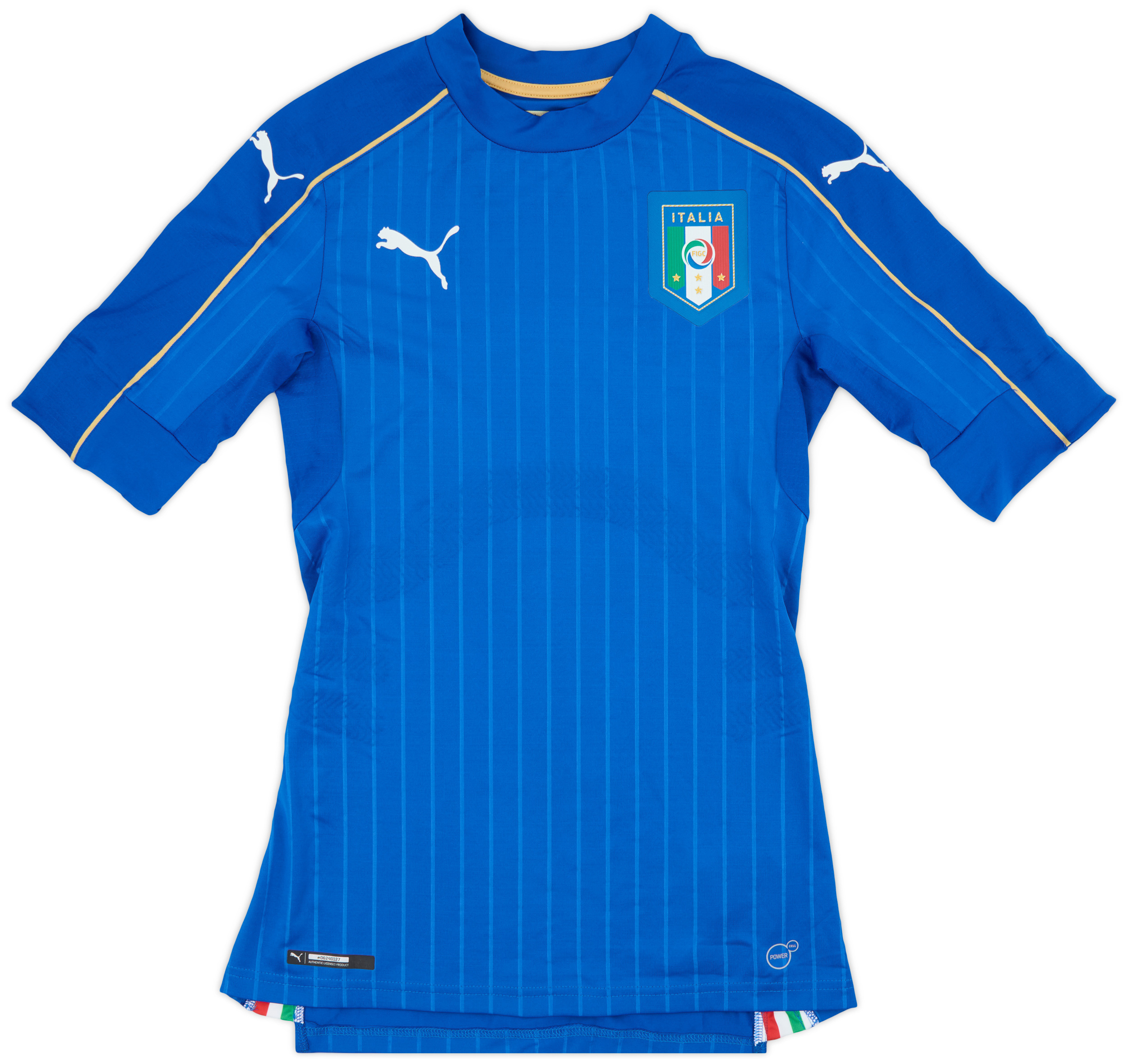 2016-17 Italy Authentic Home Shirt (ACTV Fit) - 8/10 - ()