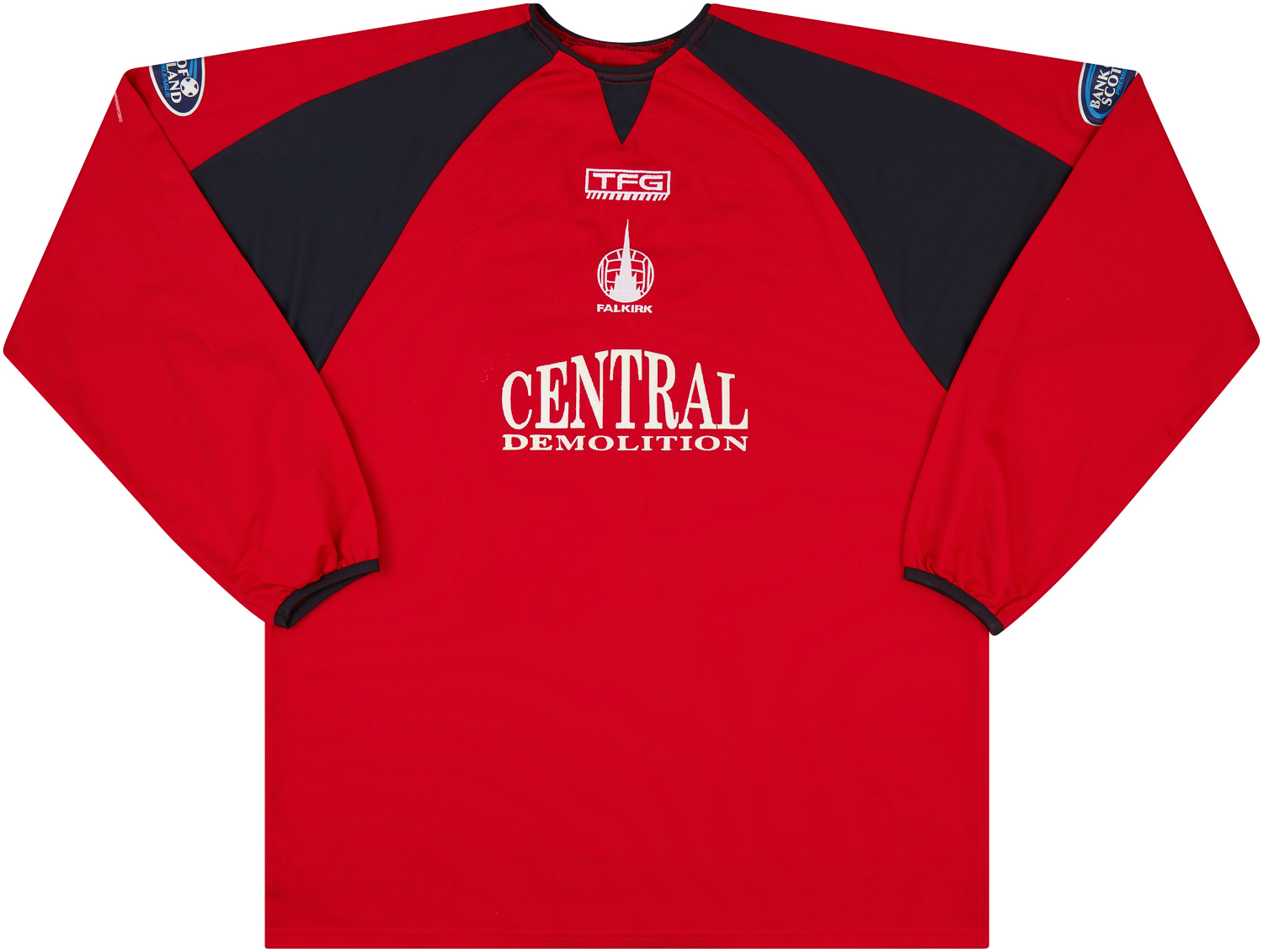 2005-06 Falkirk Match Issue GK Shirt Hill #17