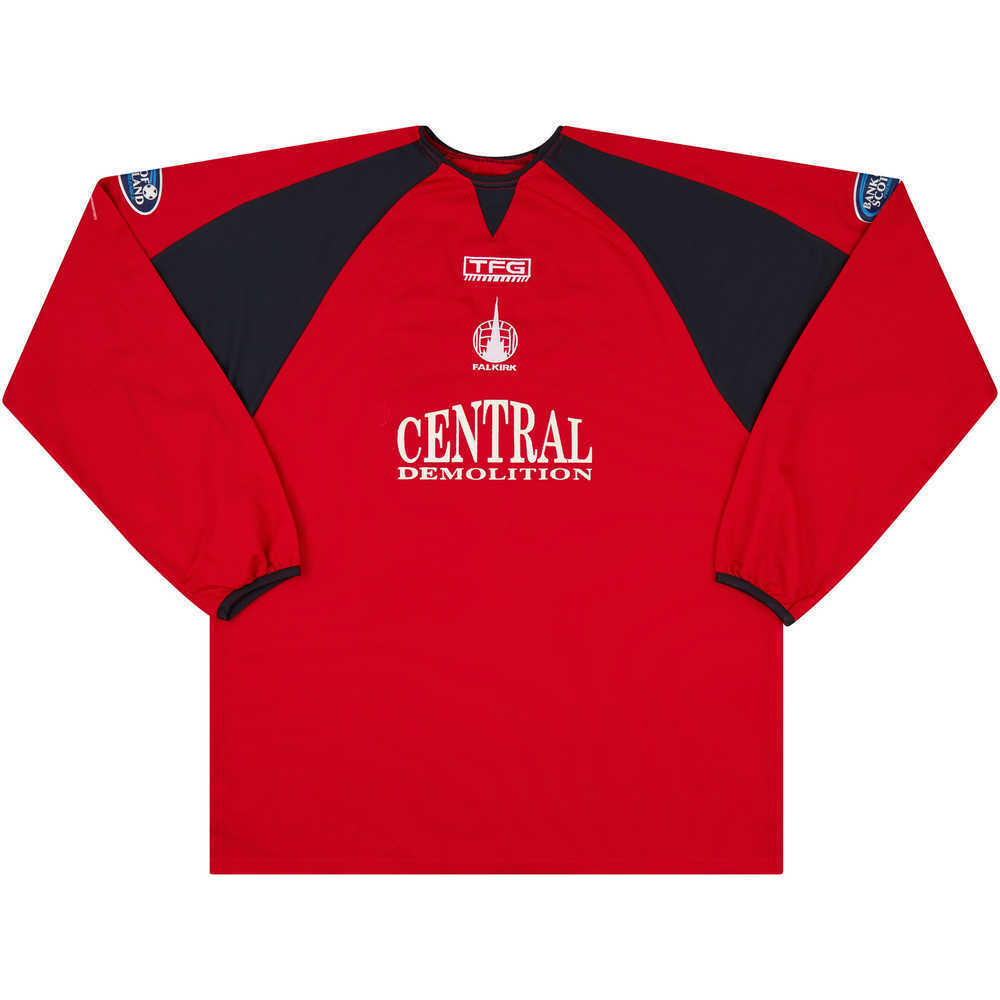 2005-06 Falkirk Match Issue GK Shirt Hill #17