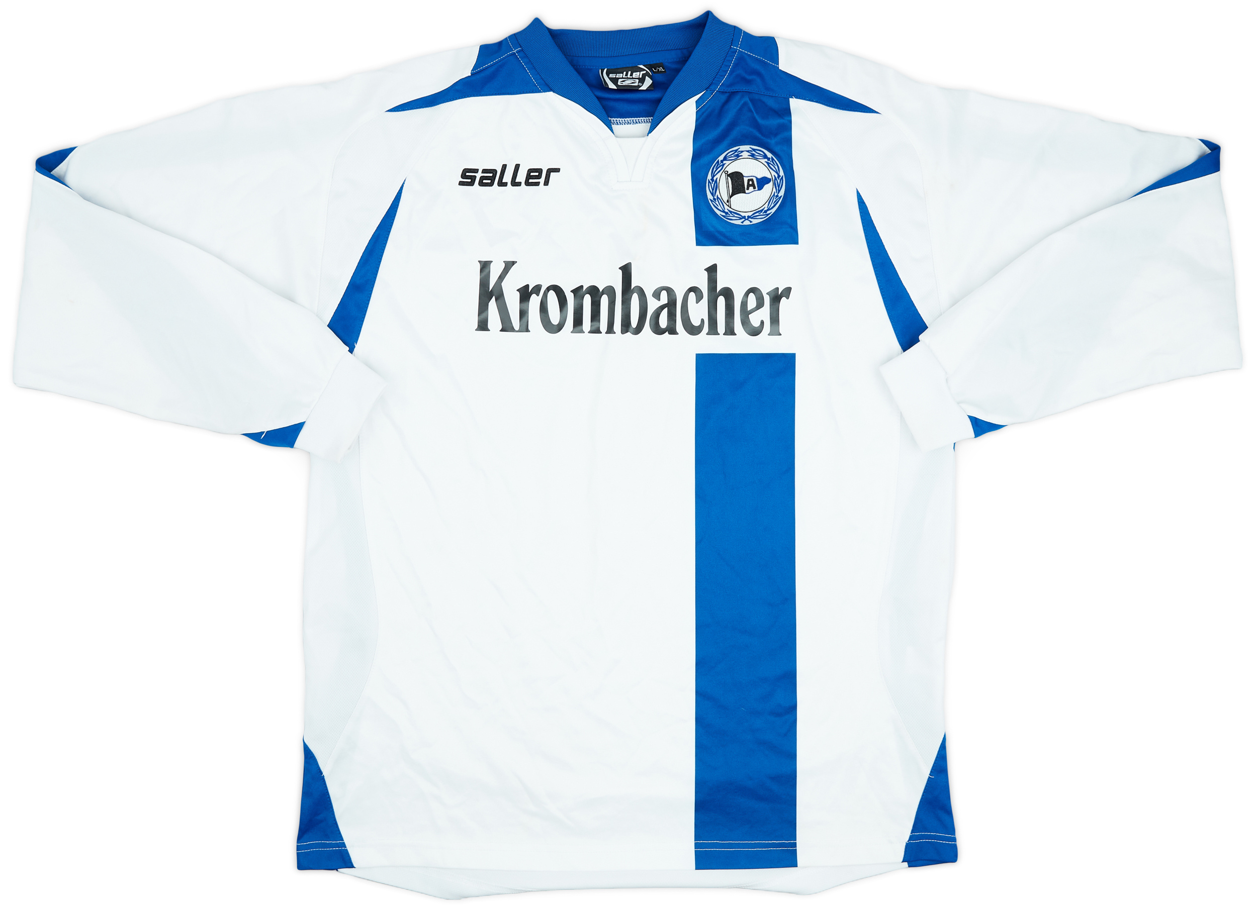 Arminia Bielefeld Home football shirt 2006 - 2007. Sponsored by Krombacher