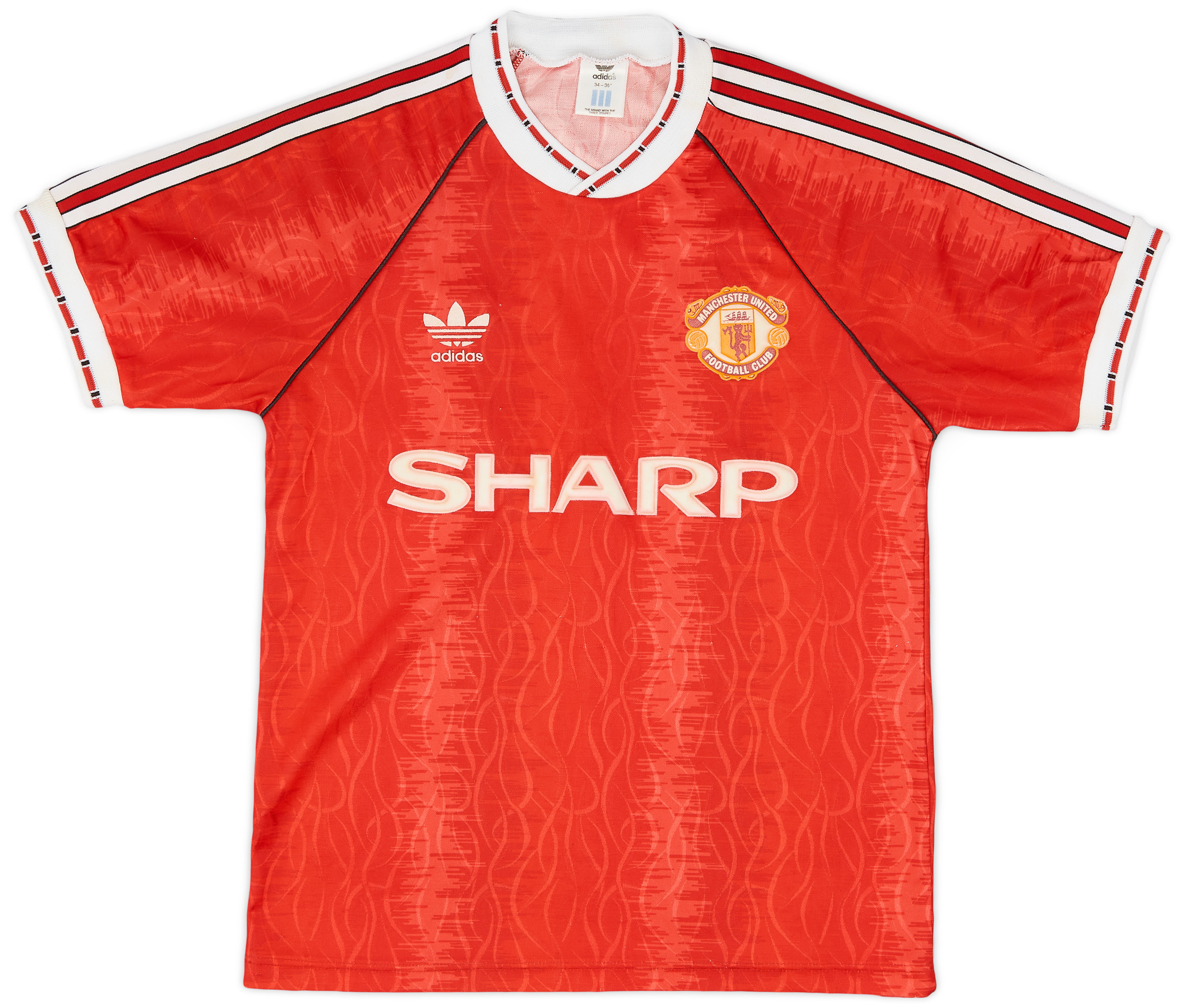 1990-92 Manchester United Home Shirt - 7/10 - ()