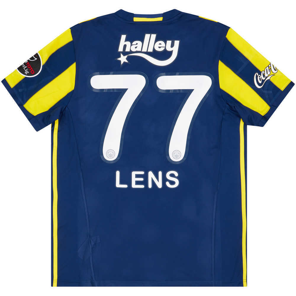 2016-17 Fenerbahce Match Issue Home Shirt Lens #77