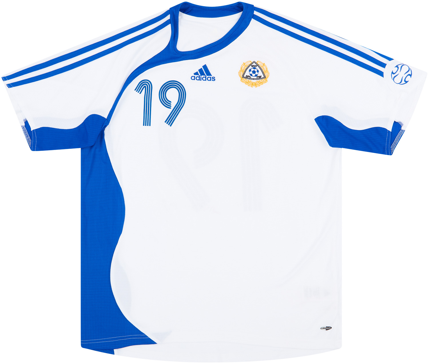 2006 Finland Match Worn Home Shirt #19