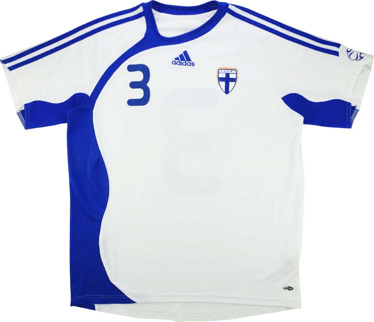 2006-08 Finland Match Issue Home Shirt #3