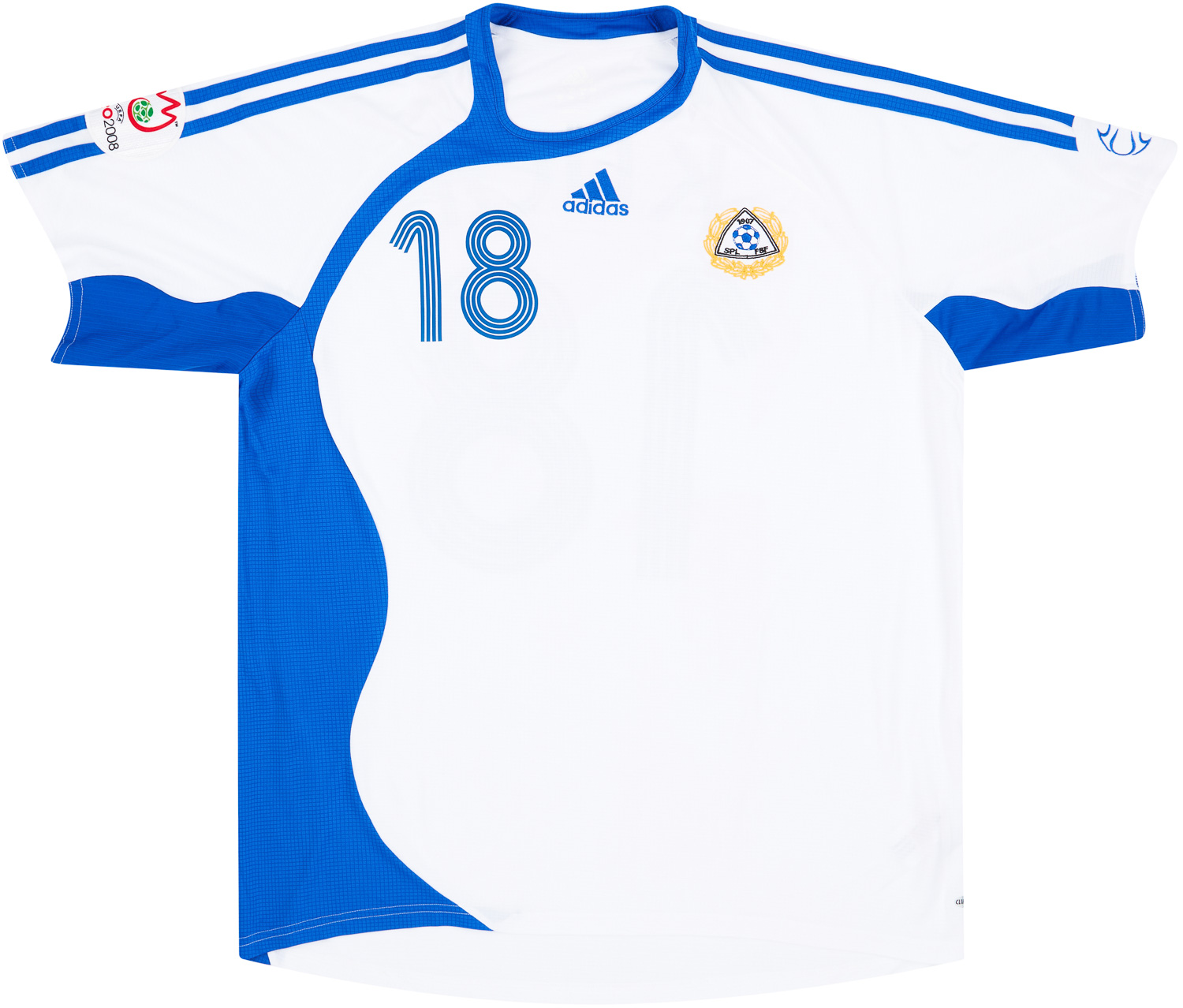 2006-07 Finland Match Issue Home Shirt Kuqi #18