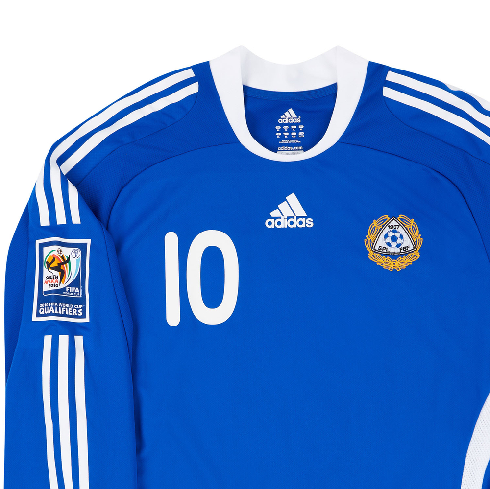 2008-09 Finland Match Issue Away L/S Shirt #10 (Litmanen)-Match Worn Shirts Other European Certified Match Worn