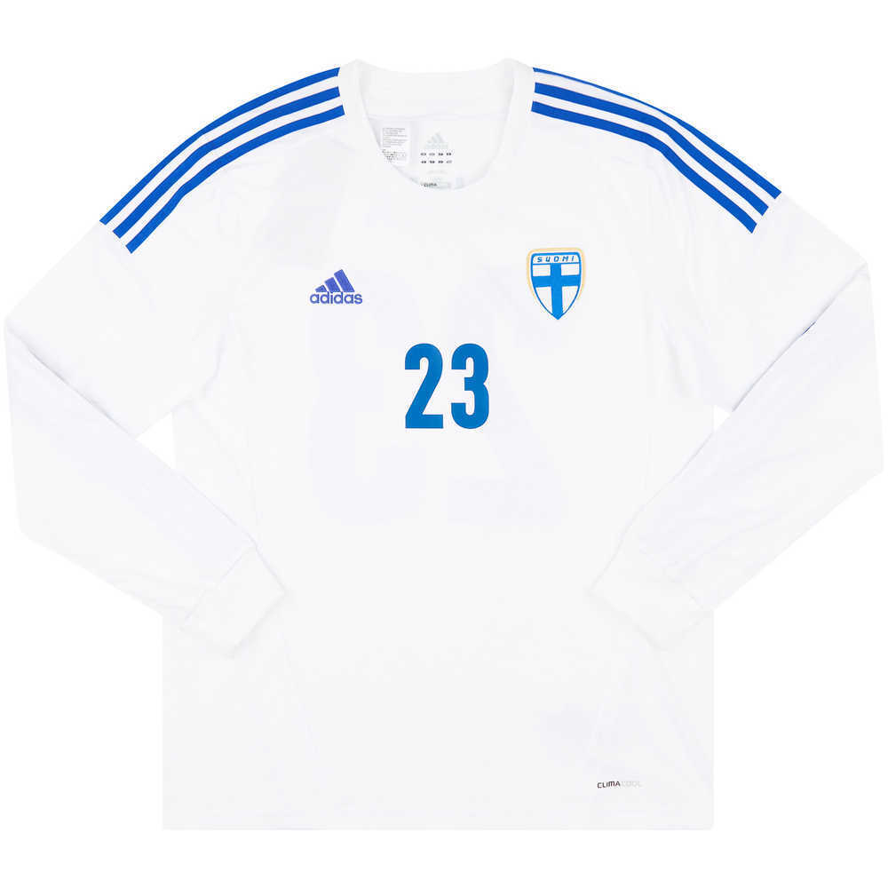 2012-13 Finland Match Issue Home L/S Shirt Ojala #23