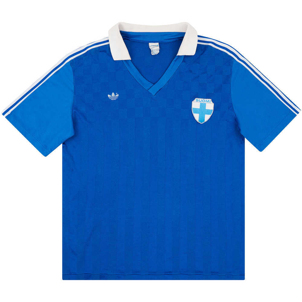 1988-89 Finland Match Issue Away Shirt #16 (Litmanen) v Sweden