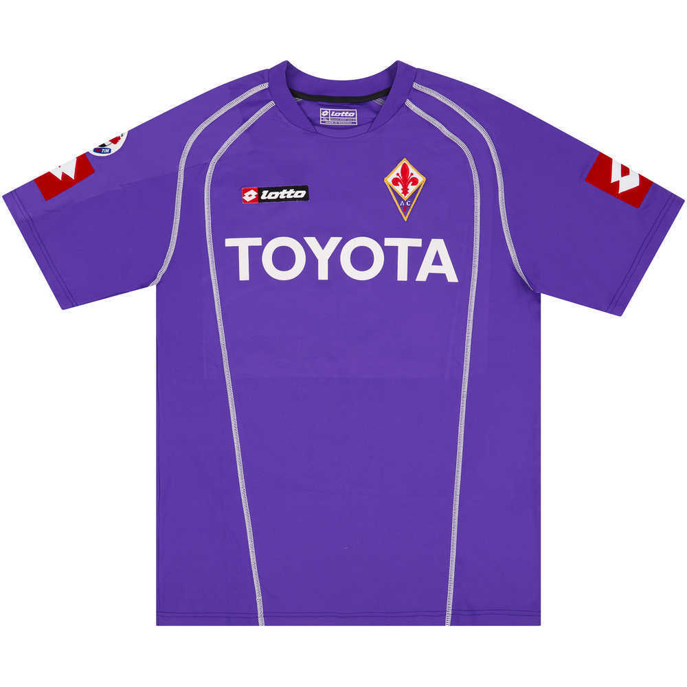 2005-06 Fiorentina Match Issue Home Shirt Pasqual #23