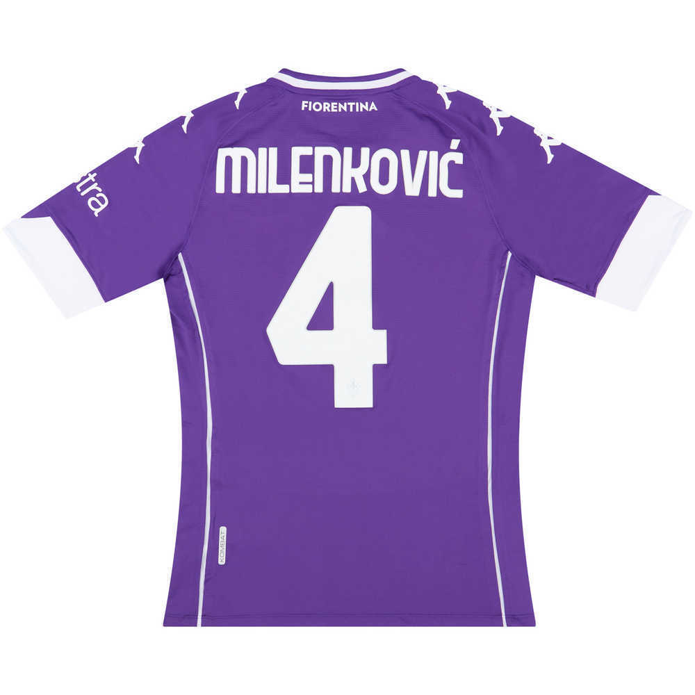 2020-21 Fiorentina Player Issue Home Shirt Milenković #4 *w/Tags*