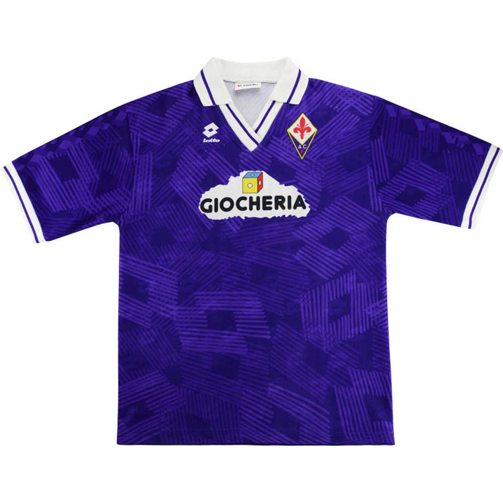 1991-92 Fiorentina Home Shirt (Very Good) M