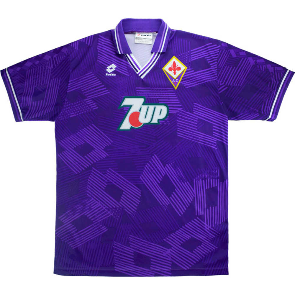 1992-93 Fiorentina Home Shirt (Excellent) XL