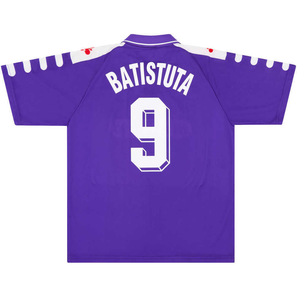 1998-99 Fiorentina Home Shirt Batistuta #9 (Excellent) L/XL