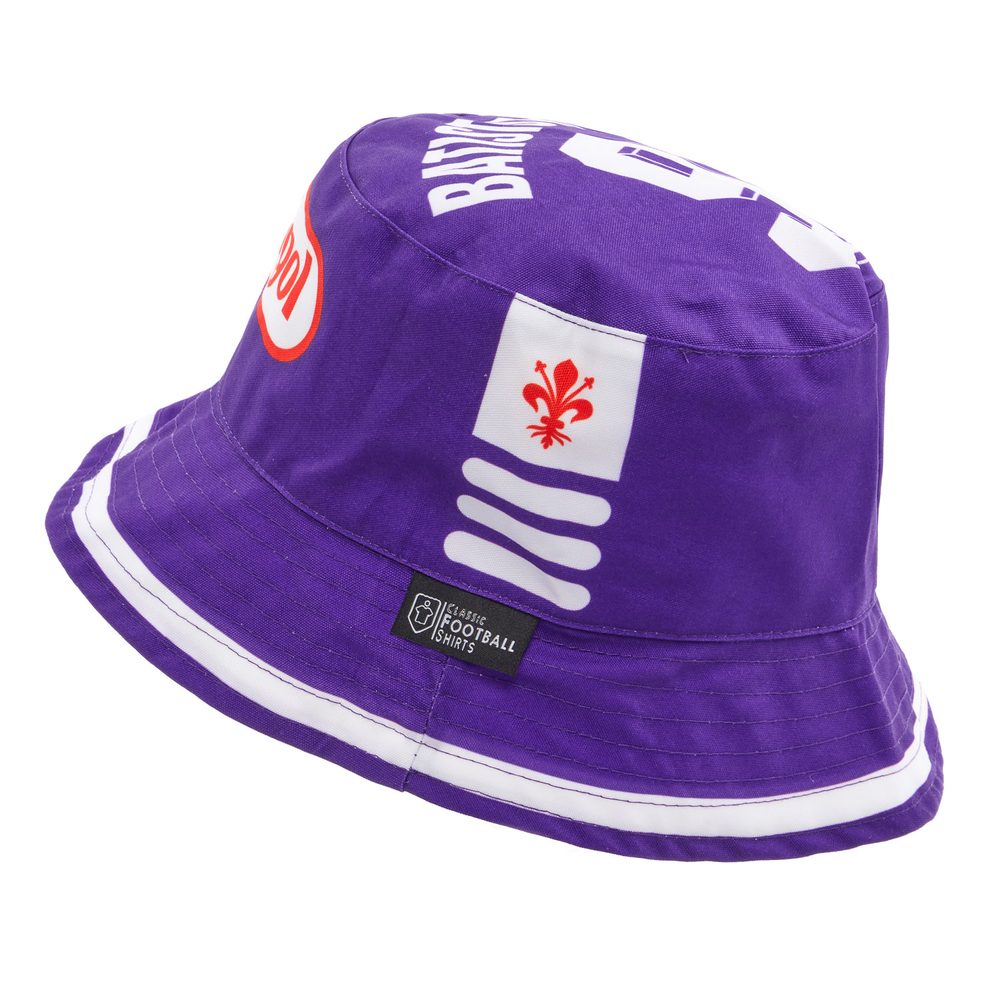 1999-00 Fiorentina Home Batistuta #9 Bucket Hat (Plus Size)
