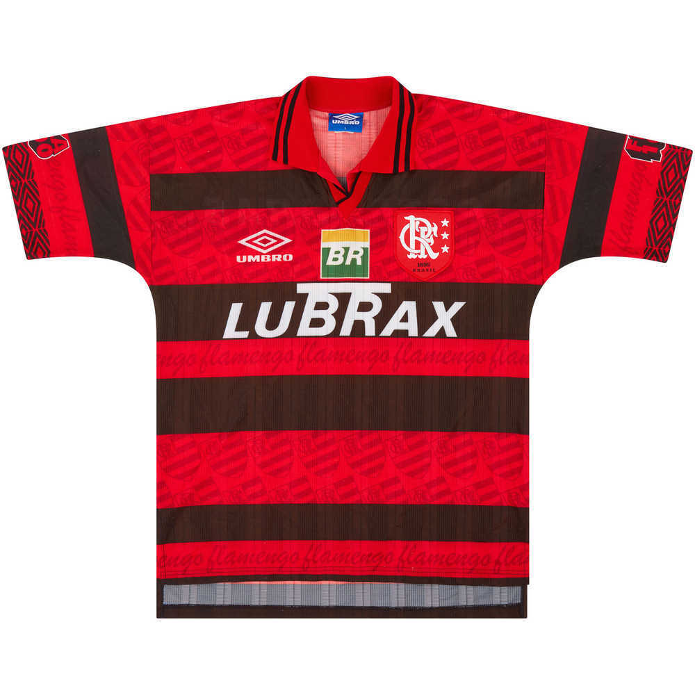 1995-96 Flamengo Centenary Home Shirt (Good) S