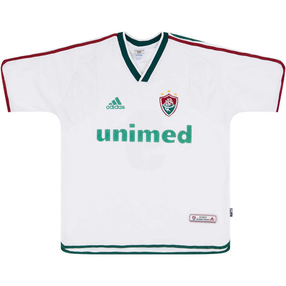 2002 Fluminense Away Shirt #9 (Fernando Diniz) (Excellent) L