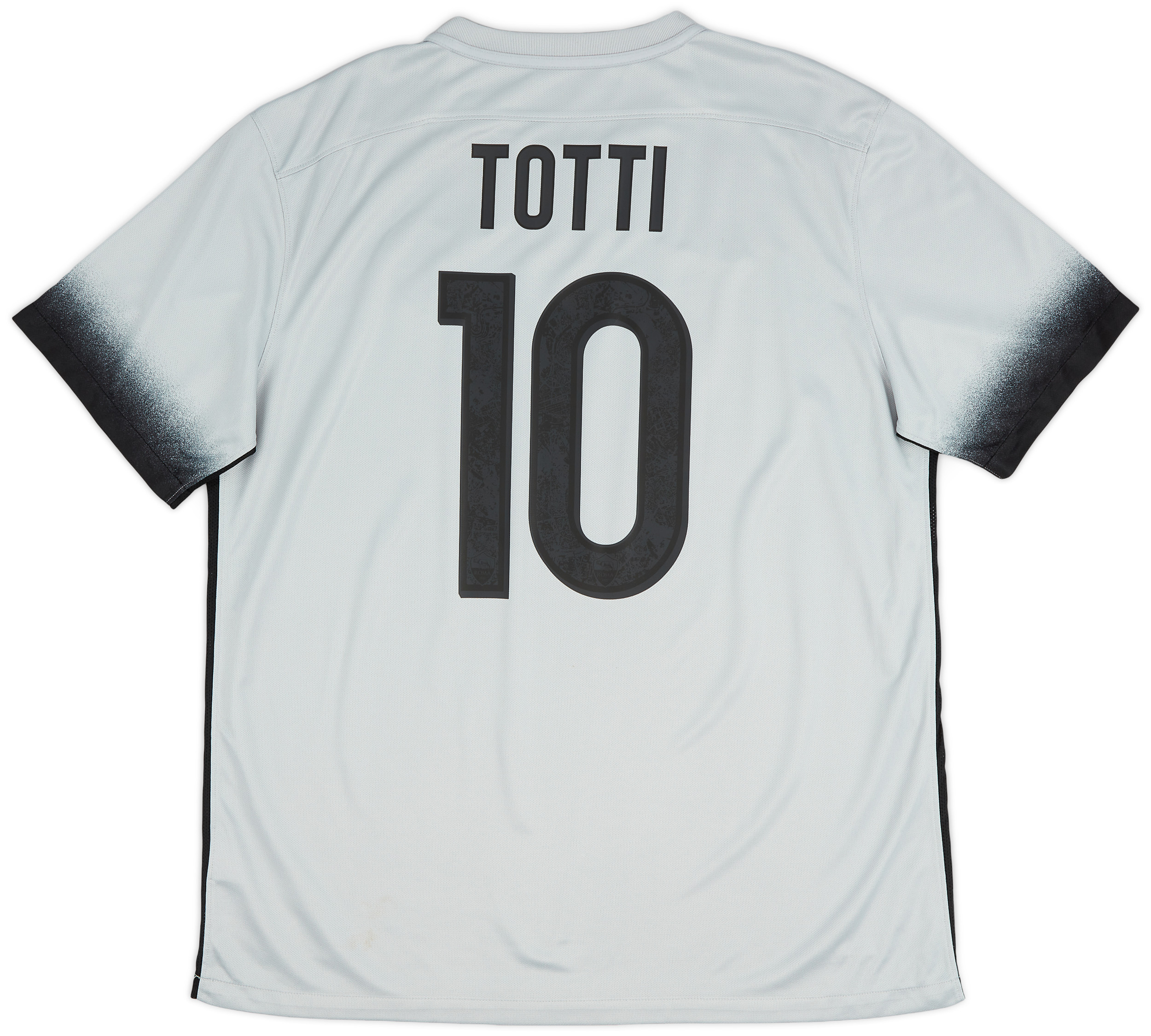 2015-16 Roma Third Shirt Totti -10 - 8/10 - ()