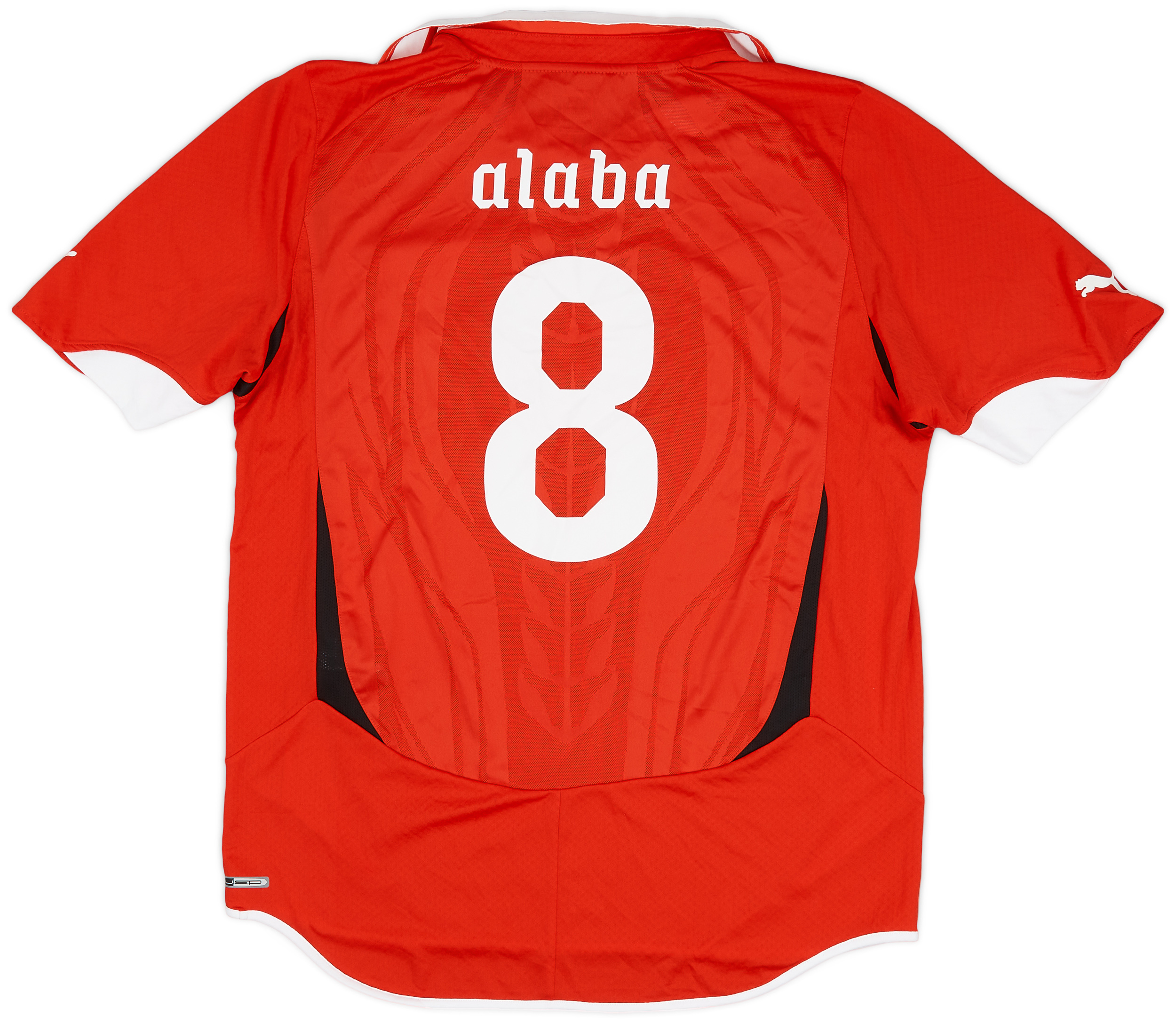 2010 Austria Authentic Home Shirt Alaba #8 - 8/10 - ()