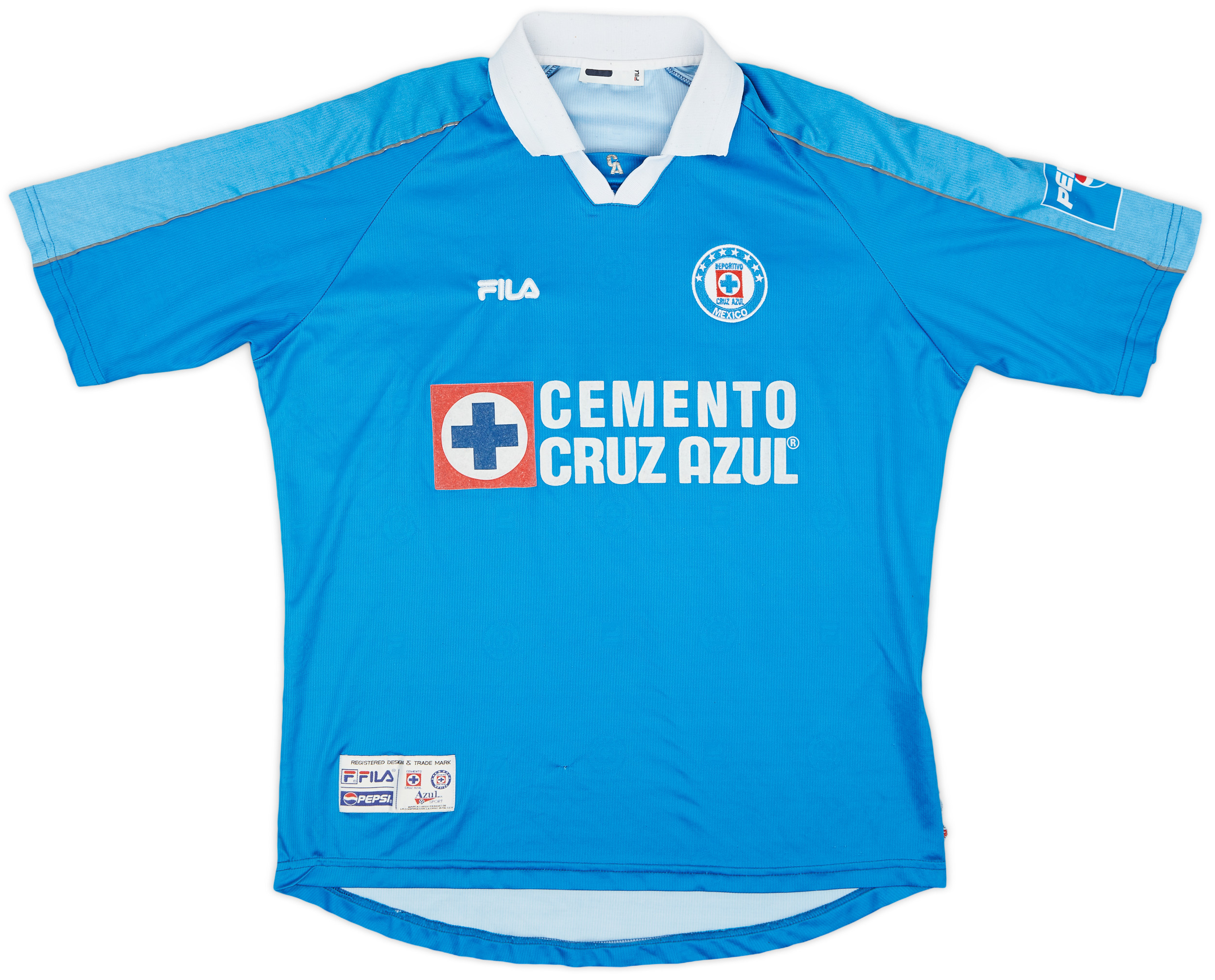 2000-02 Cruz Azul Home Shirt - 8/10 - ()