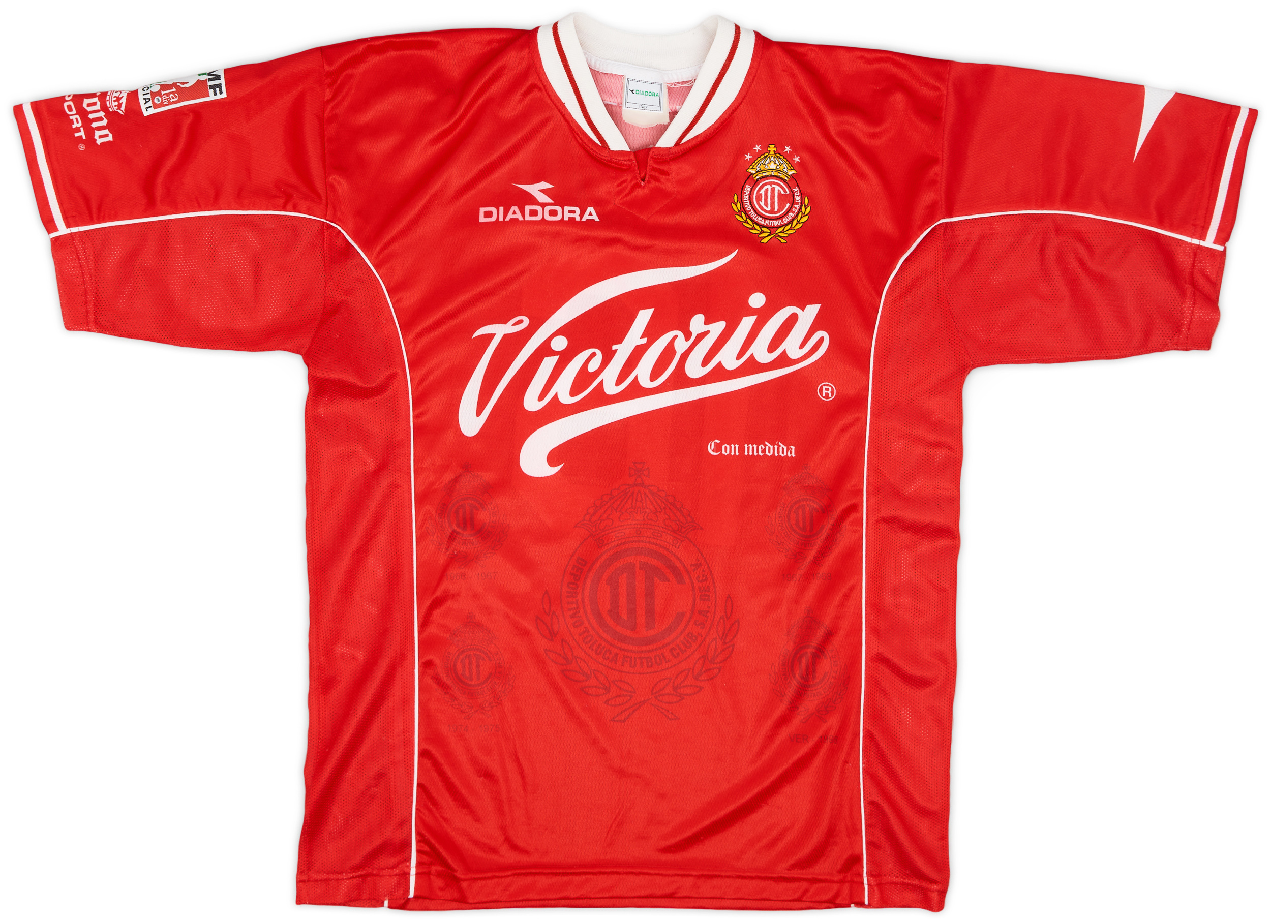 1998-99 Deportivo Toluca Home Shirt #16 - 8/10 - ()
