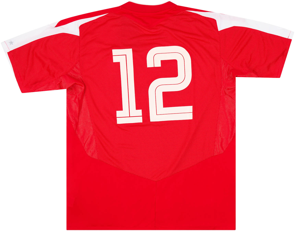 2004-05 Nottingham Forest Match Issue Home Shirt #12 (v DC United)-Nottingham Forest Match Worn Shirts Certified Match Worn