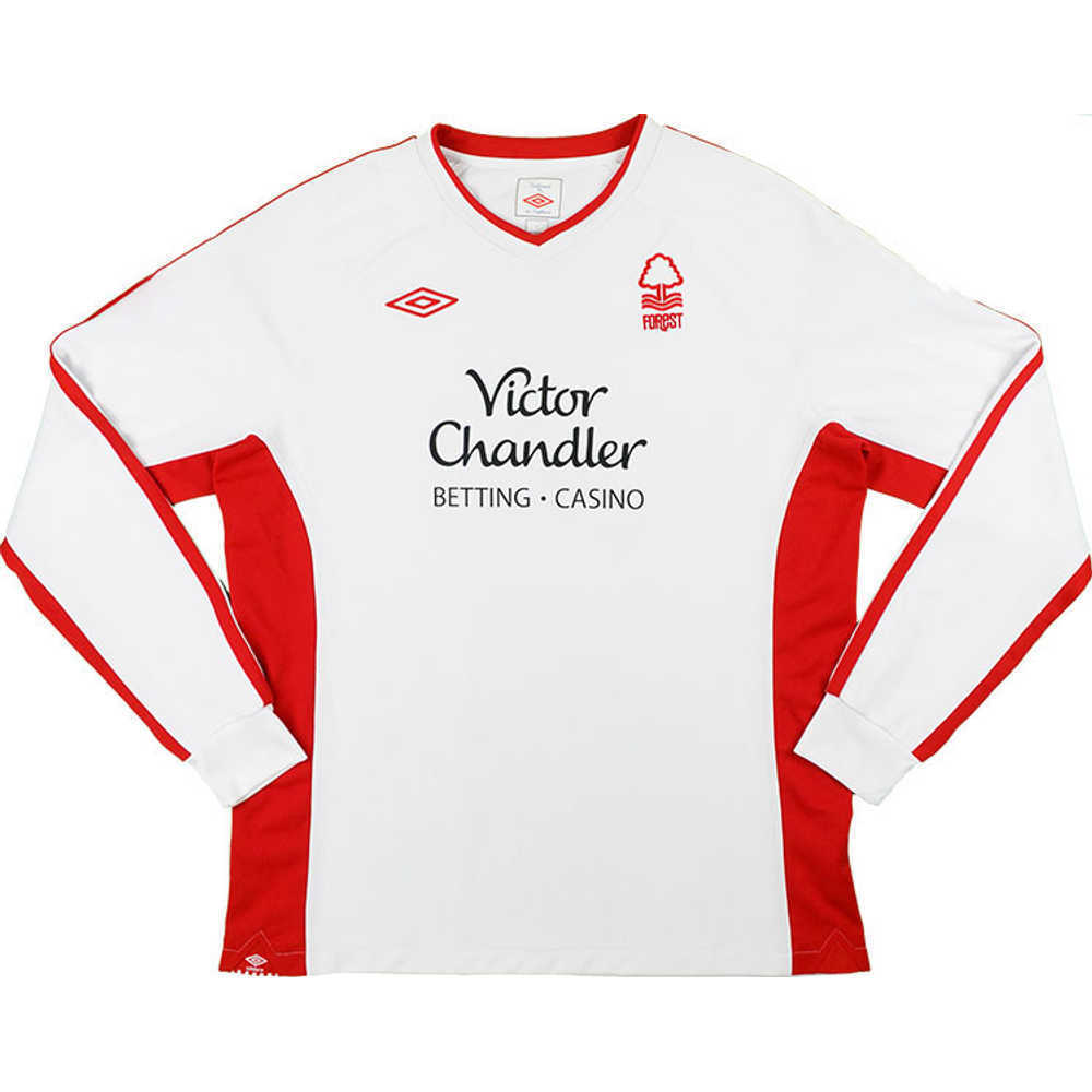 2010-11 Nottingham Forest Away L/S Shirt (Excellent) L