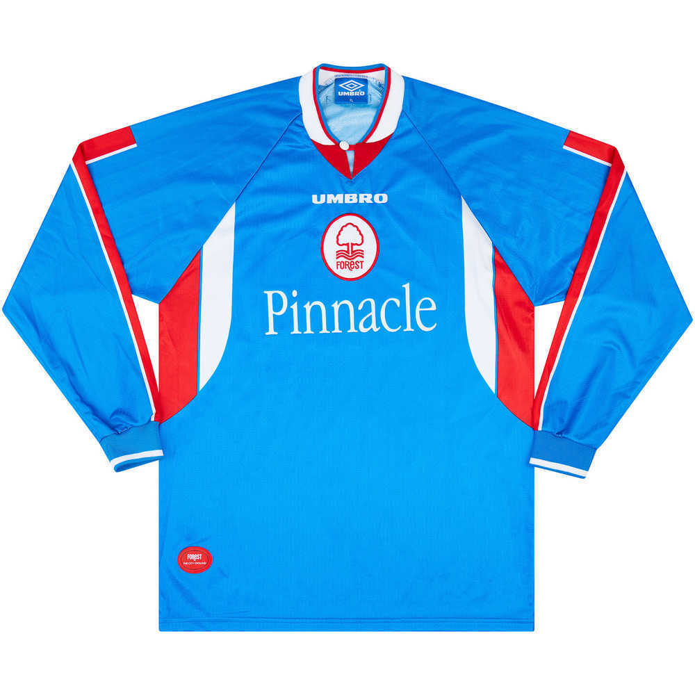 1997-99 Nottingham Forest Match Issue Third L/S Shirt #16