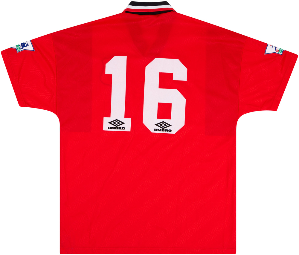 1996 Nottingham Forest Match Issue Stuart Pearce Testimonial Home Shirt #16 (Fettis) v Newcastle-Nottingham Forest Match Worn Shirts Certified Match Worn