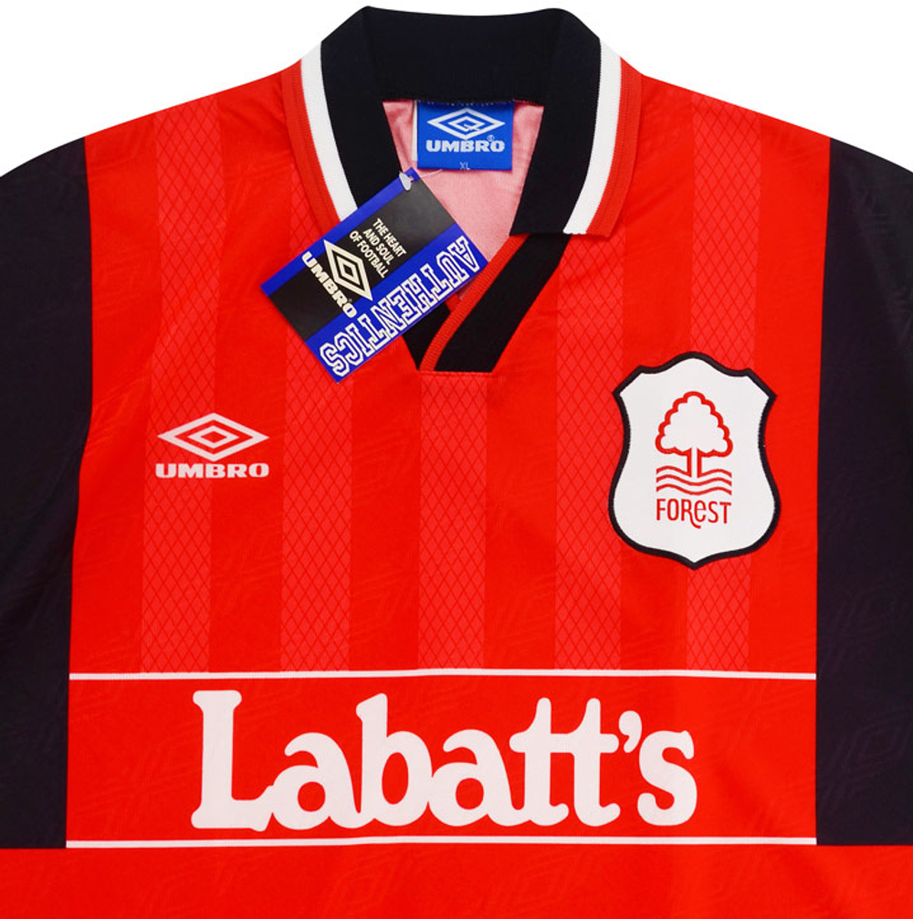 1994-96 Nottingham Forest Home Shirt *w/Tags* XL-Nottingham Forest New Products
