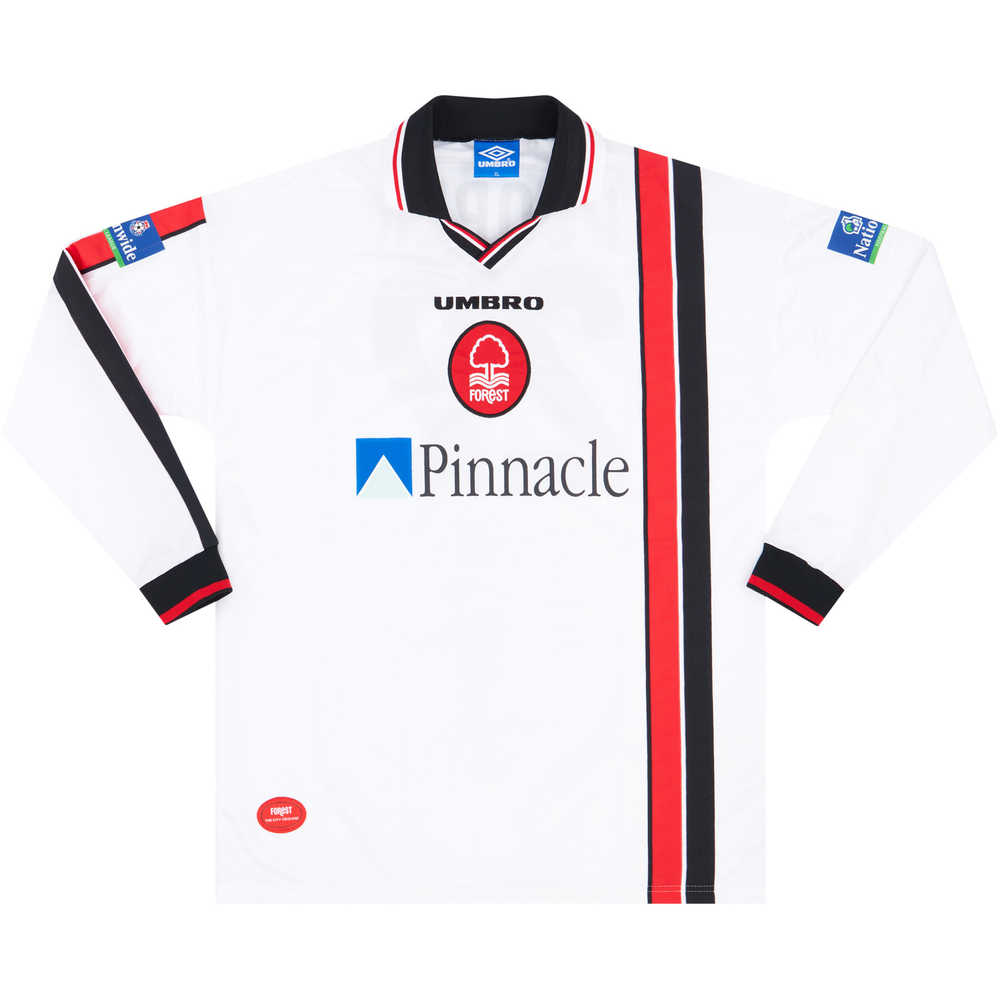 1999-00 Nottingham Forest Match Issue Third L/S Shirt Cooper #22
