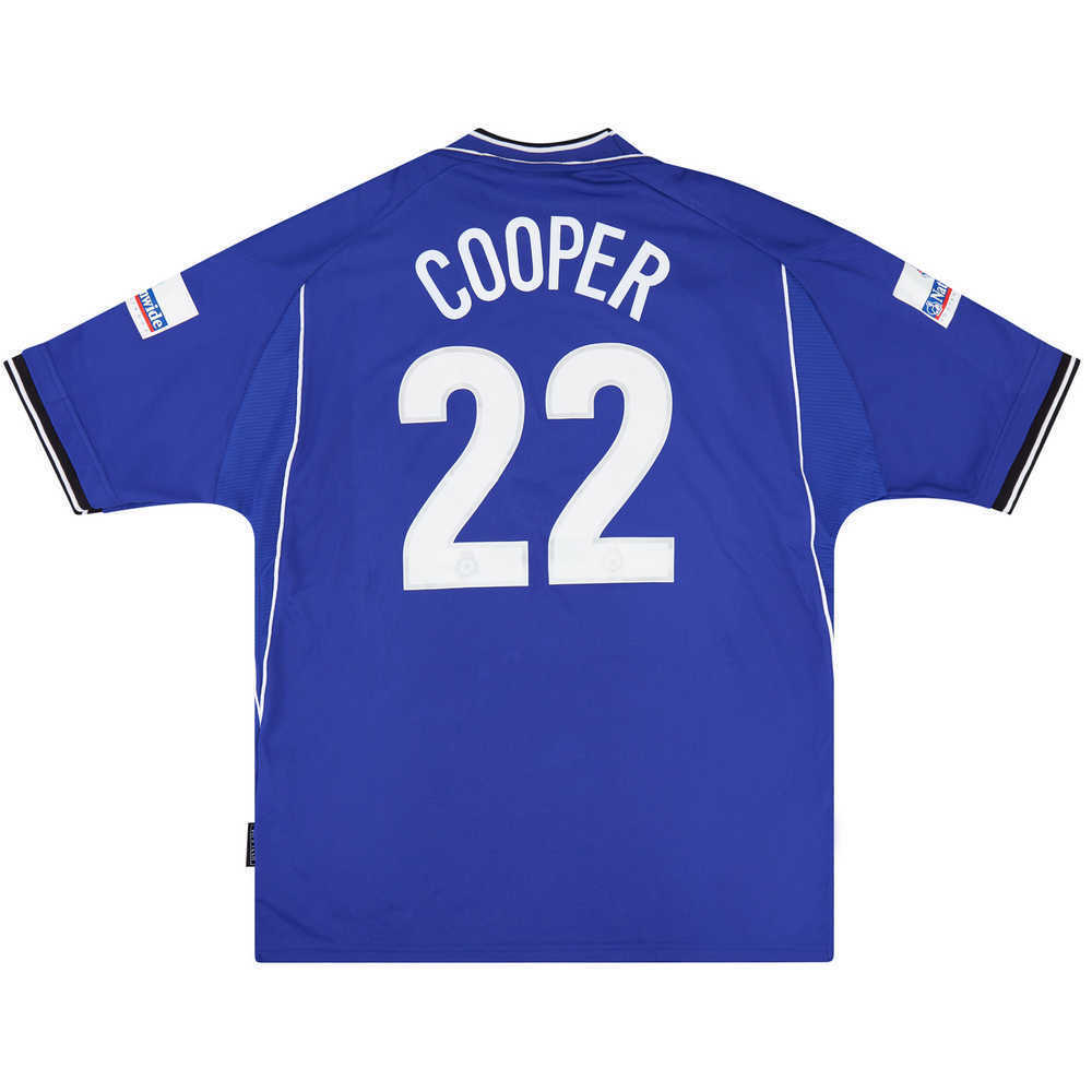 2000-01 Nottingham Forest Match Issue Third Shirt Cooper #22