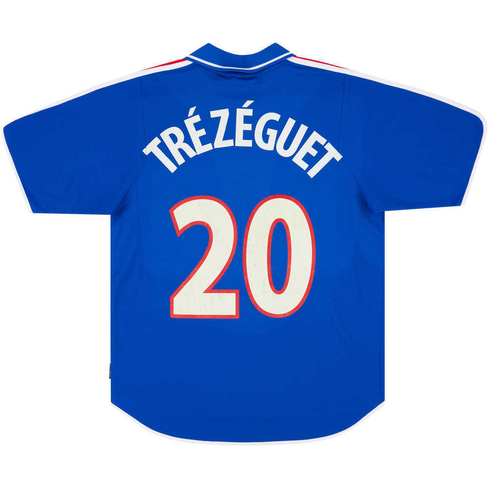2000-02 France Home Shirt Trézéguet #20 (Very Good) L