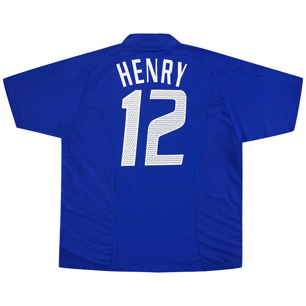 2002-04 France Home Shirt Henry #12 *w/Tags* XL