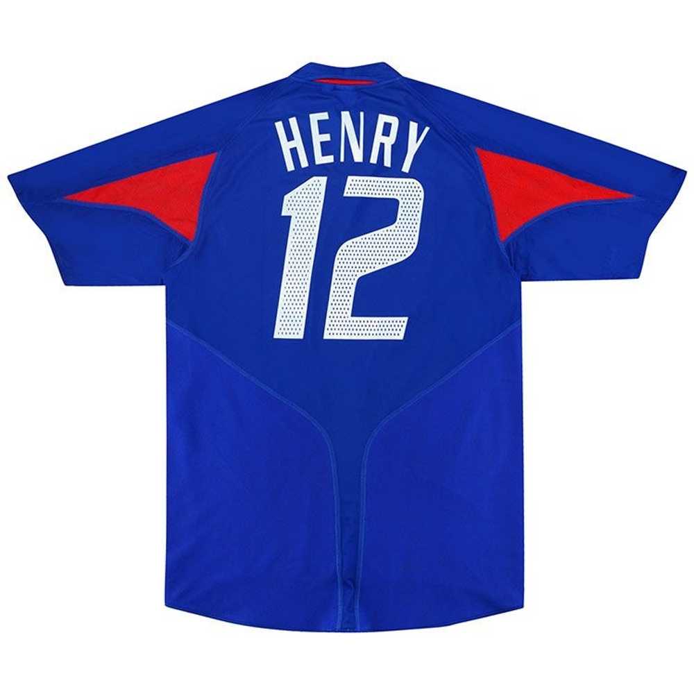 2004-06 France Home Shirt Henry #12 *w/Tags* XXL