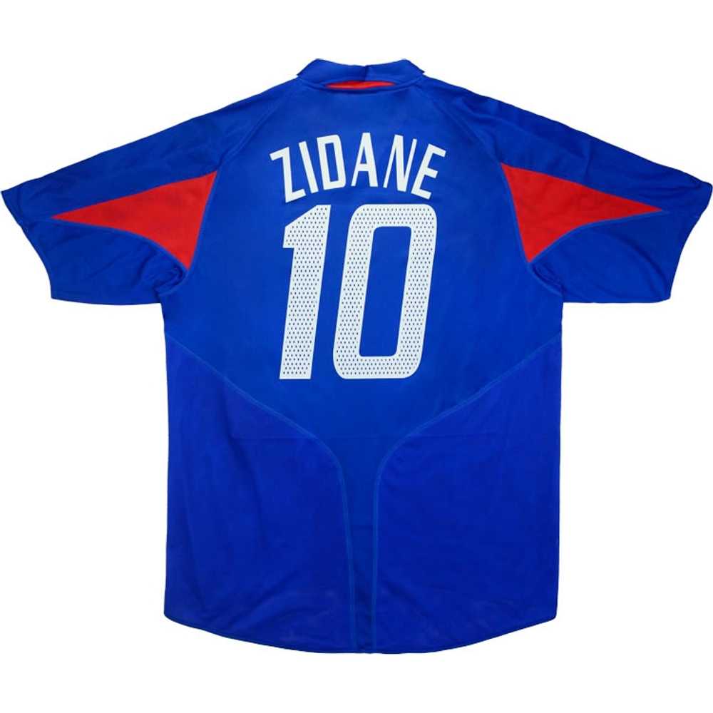 2004-06 France Home Shirt Zidane #10 (Excellent) XL