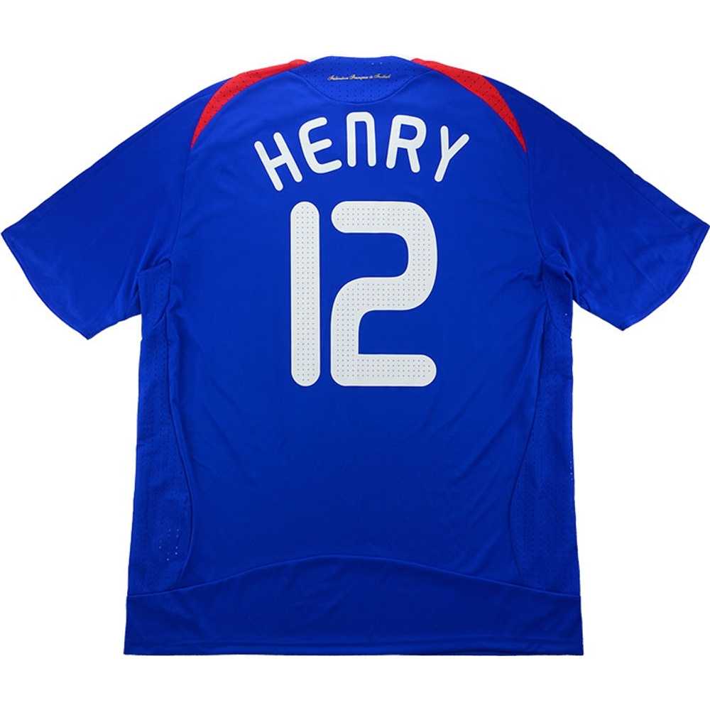 2007-08 France Home Shirt Henry #12 (Excellent) XL