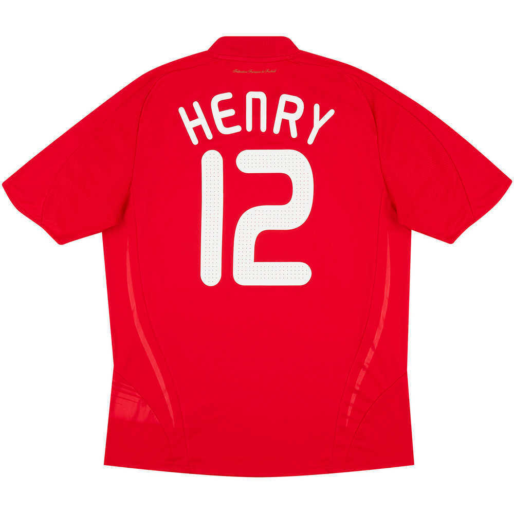 2007-08 France Away Shirt Henry #12 (Excellent) L