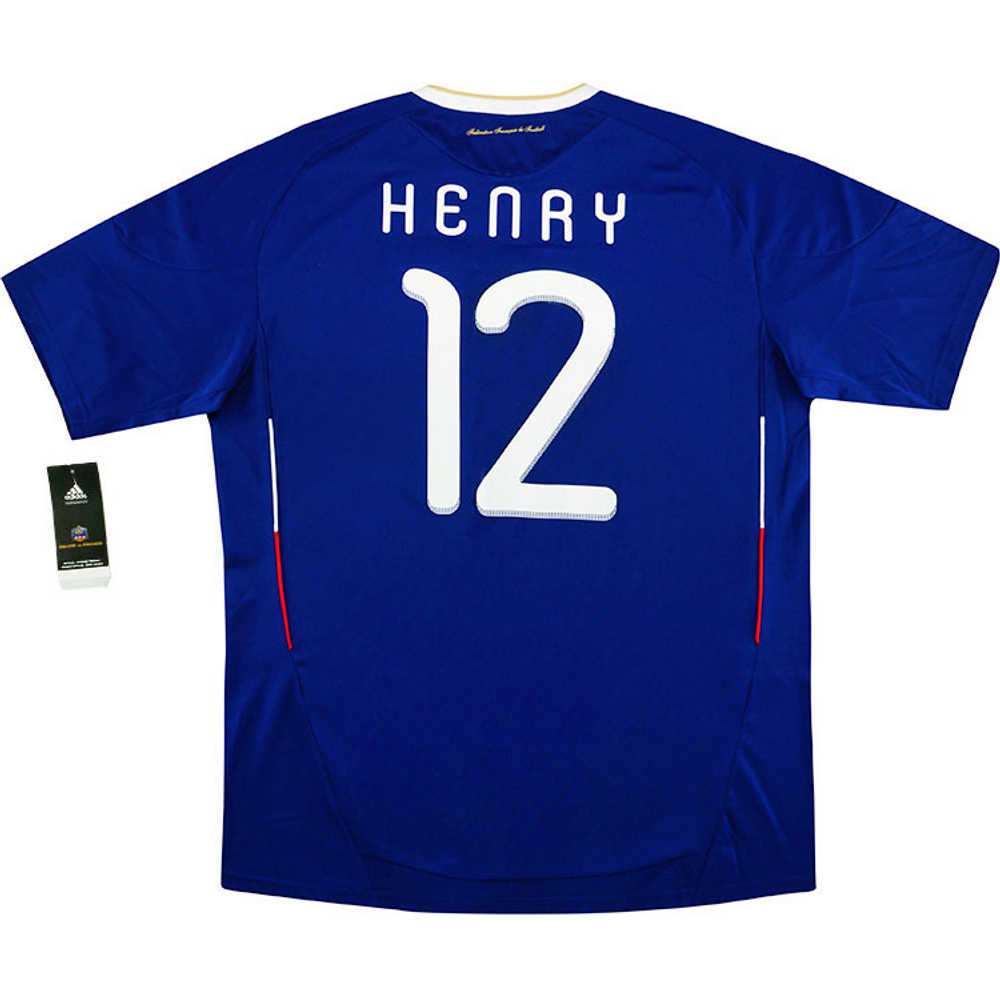 2009-10 France Home Shirt Henry #12 *w/Tags* L