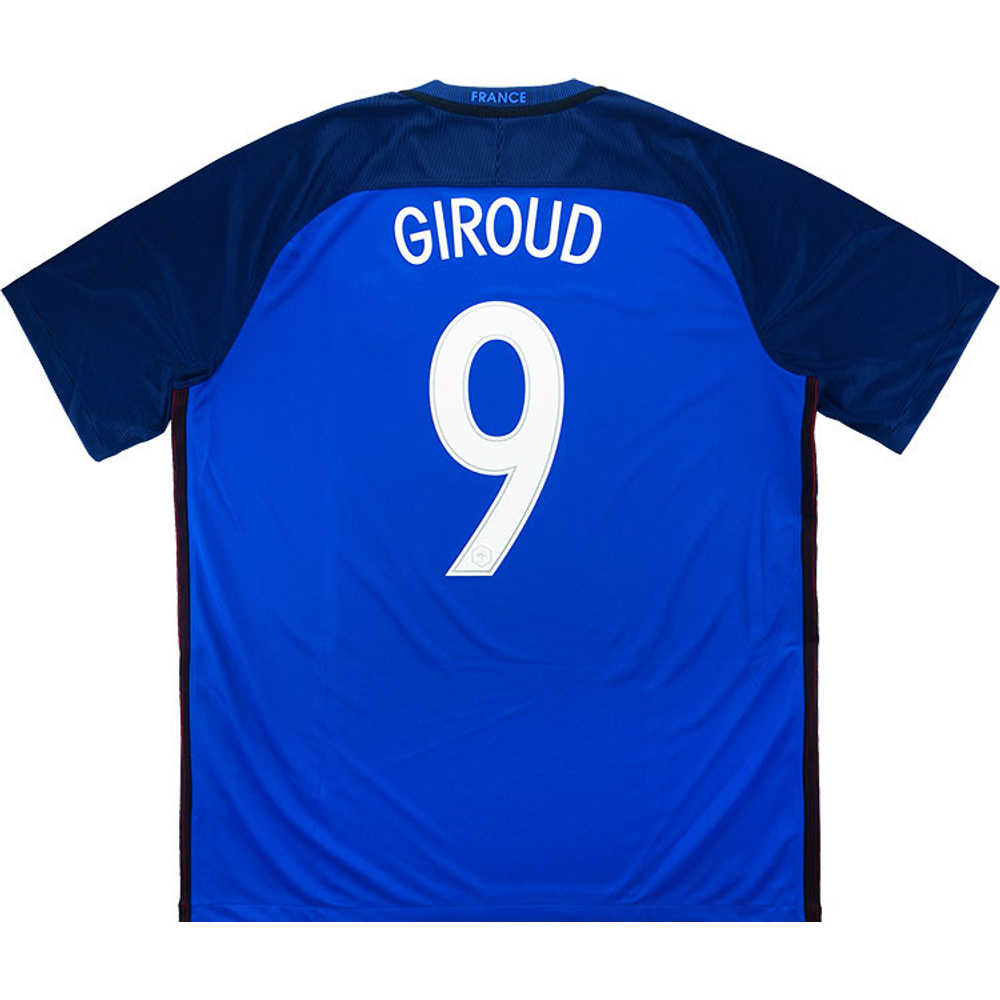 2016-17 France Home Shirt Giroud #9 *w/Tags* XL